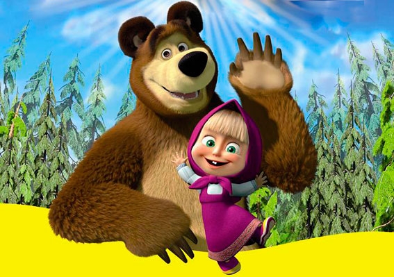 Маша и Медведь на Большом ТВ